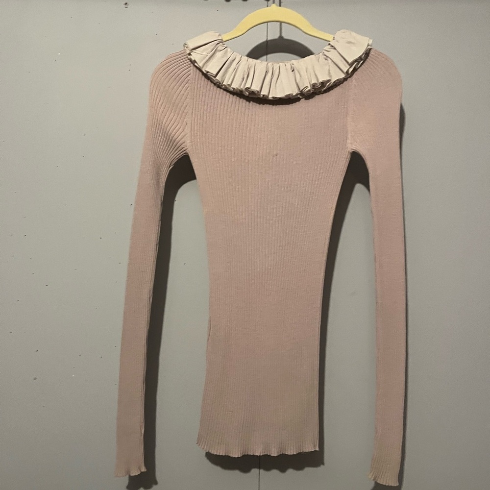 Marc Jacobs Ruffle Ribbed Top - Picture 3 of 8